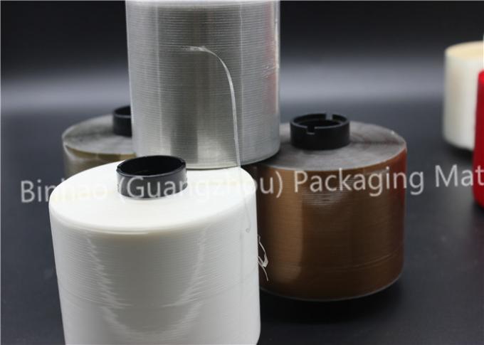 Custom Printed Cigarette Reinforced Packing Tear Tape High Grade PET Raw Material