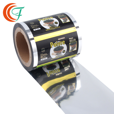 غشاء تغليف عالي الحاجز للتوابل 60mic إلى 80mic Sachets Sauce Sauce Food Packaging Film