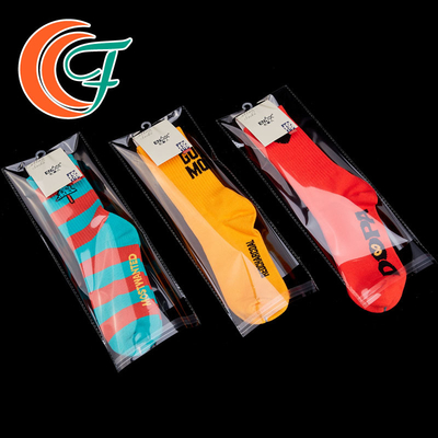حقيبة تغليف OPP ذاتية اللصق مضادة للضباب شفافة BOPP Socks Ziplock